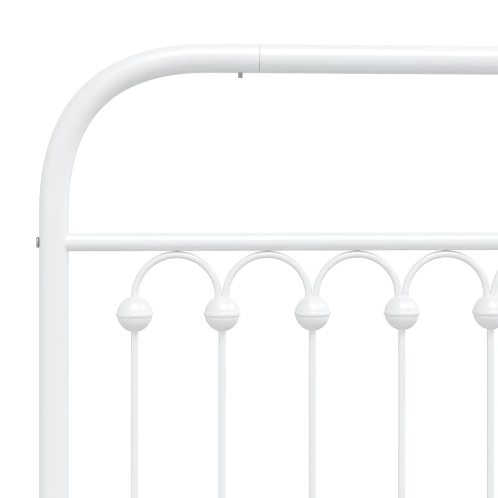 Ersatz-Kopfteil Metall Schwarz 75 cm