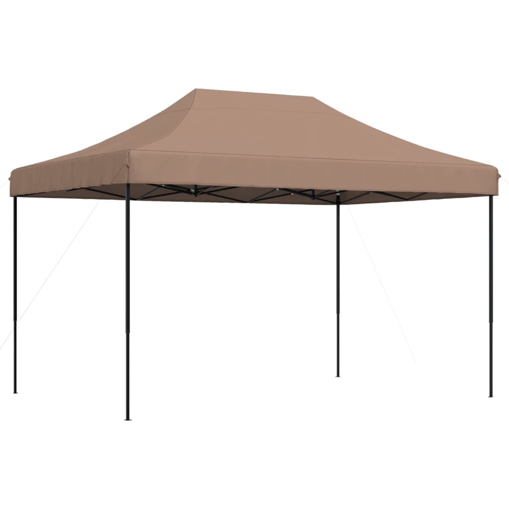 Partyzelt Faltbar Pop-Up Beige 410x279x315 cm