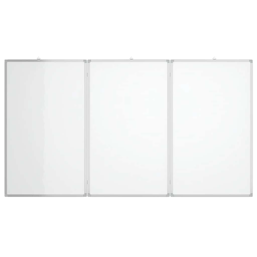 Magnetisches Whiteboard Klappbar 120x80x1,7 cm Aluminium