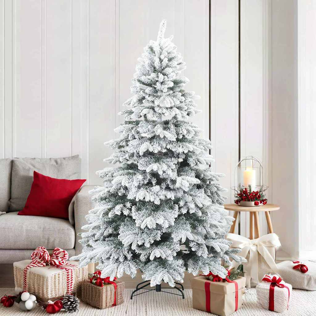 Künstlicher klappbarer Weihnachtsbaum mit Ständer Grün 150 cm
