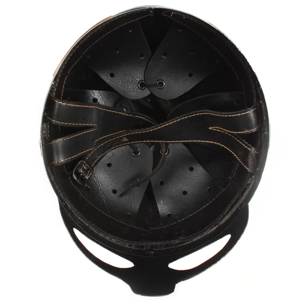 Preußische Pickelhaube Antik Replik für LARP Schwarz Stahl