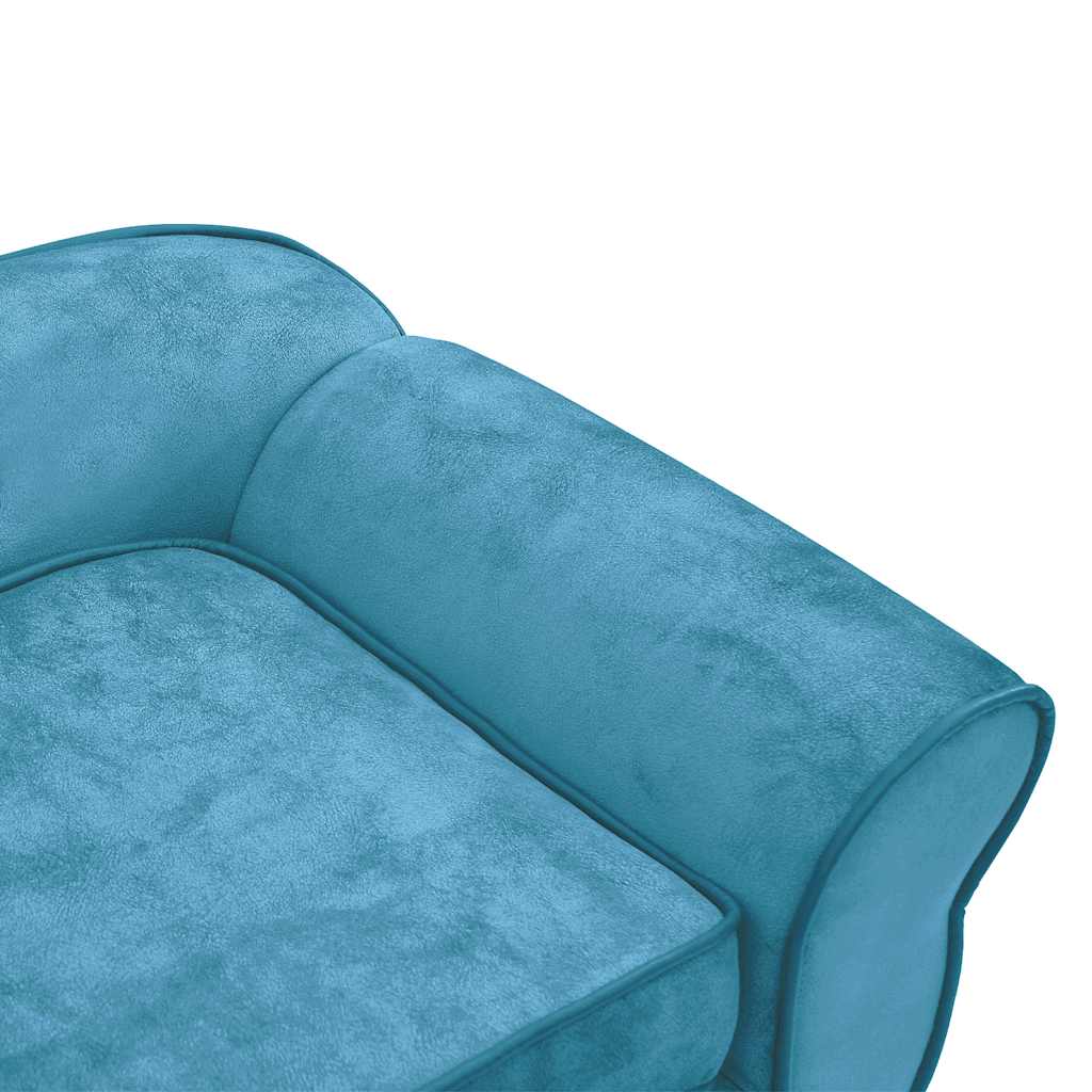 Hundesofa Dunkelgrau 72x45x30 cm Plüsch