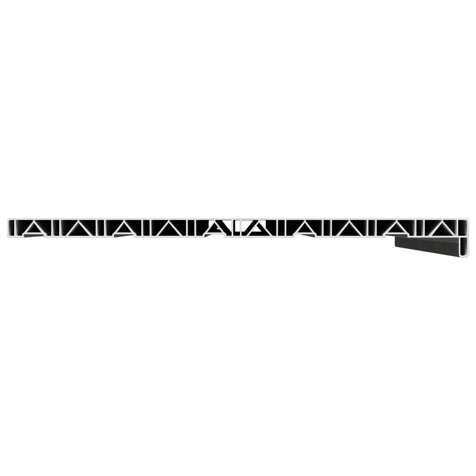 Fensterbank Weiß 60 x 10 x 4,5 cm PVC