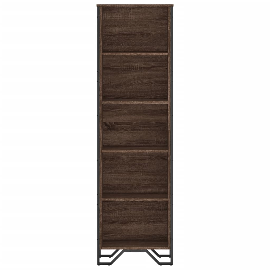 Bücherregal Schwarz 80x31x169 cm Holzwerkstoff