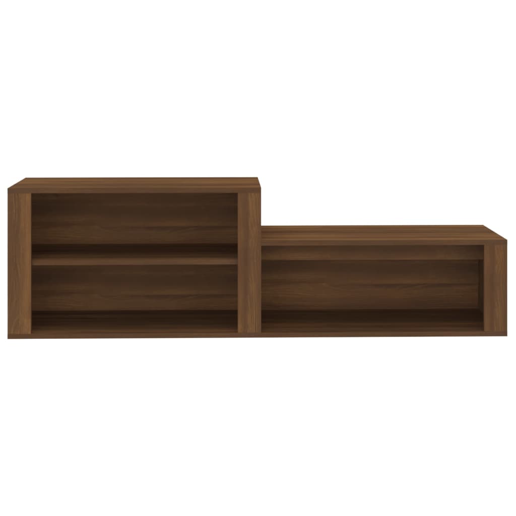 Schuhschrank Weiß 150x35x45 cm Holzwerkstoff