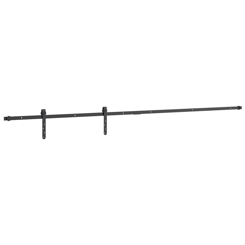 Schiebetürbeschlag Set für Schranktüren 91 cm Karbonstahl