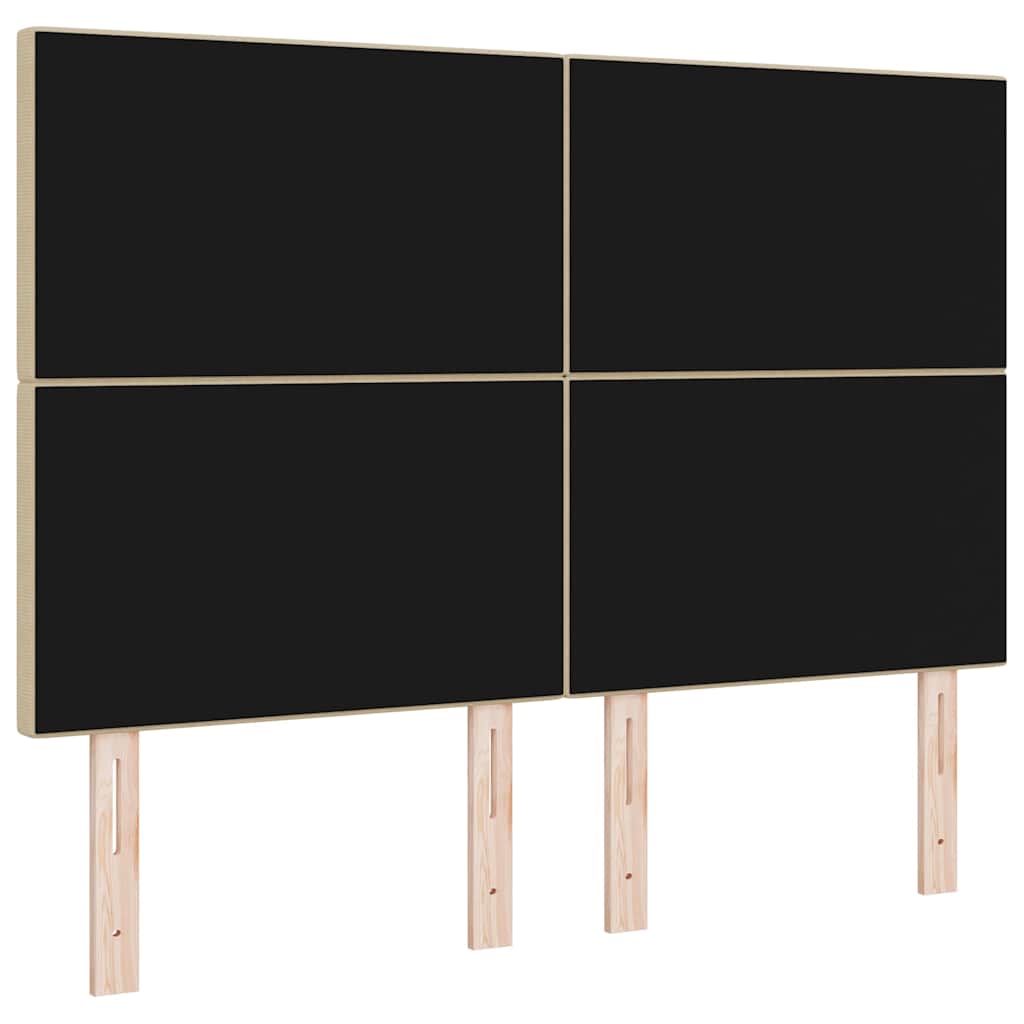 Kopfteil Hellgrau 80 cm Cordstoff