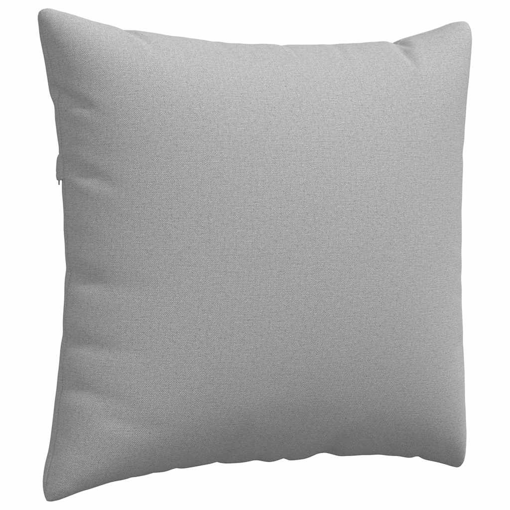 Sofakissen 2 pcs Hellgrau 50 x 30 cm Stoff