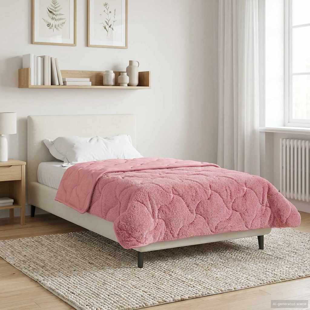 Winterbettdecke Gepolstert Anthrazit 135 x 200 cm