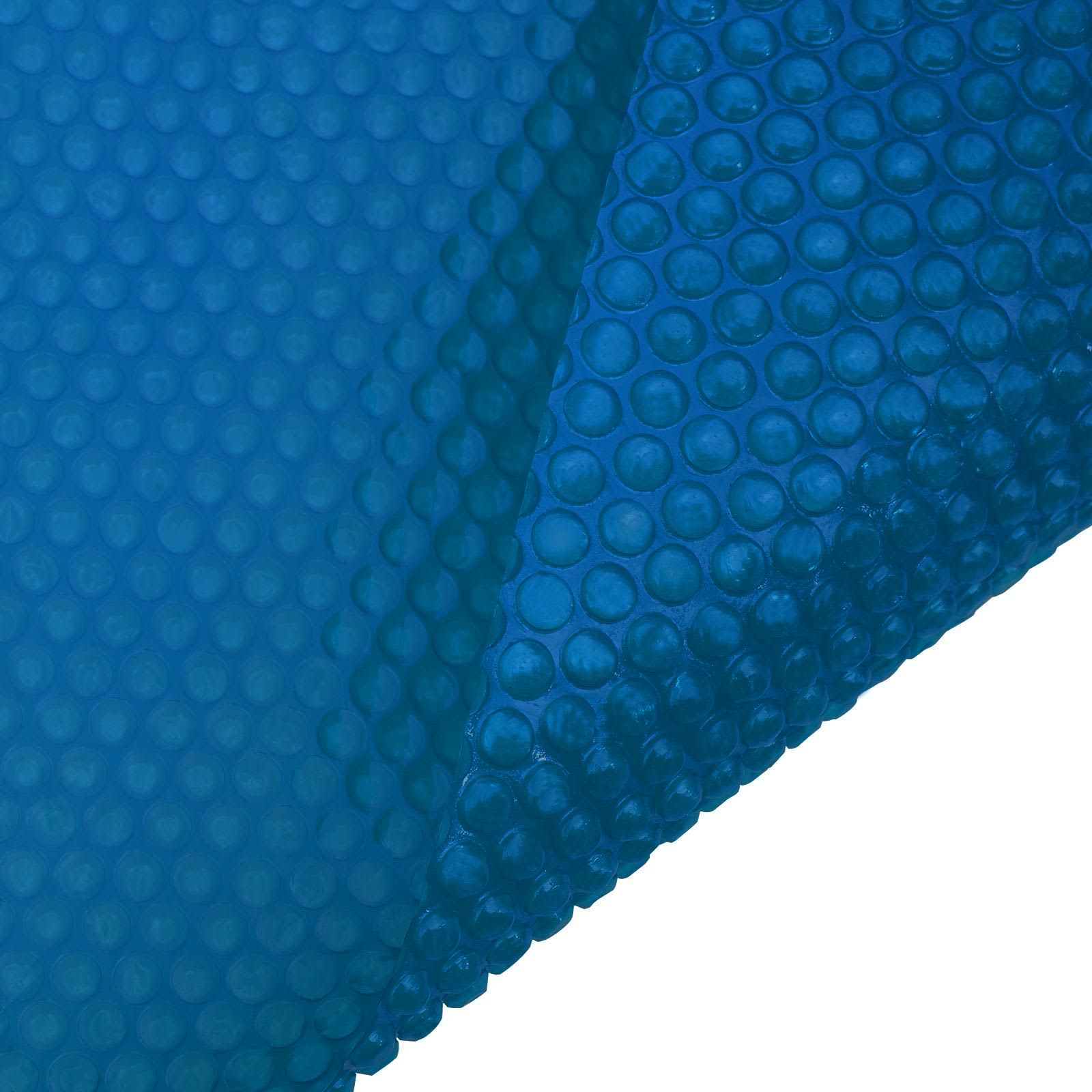 Solar Poolabdeckung 1000 x 500 cm 110 μm Quadratisch PE Schwarz