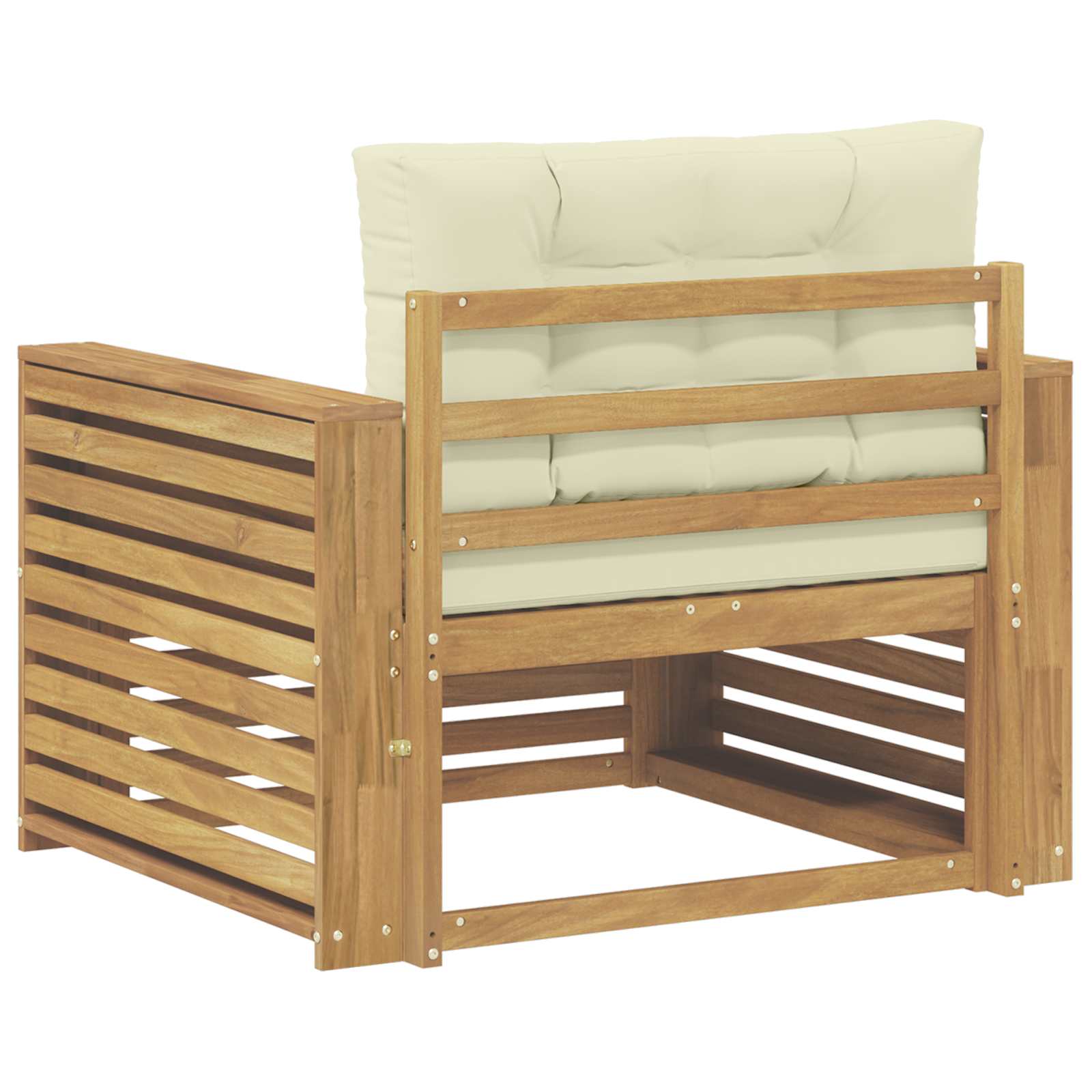 2 Stück Outdoor-Sofa Natur