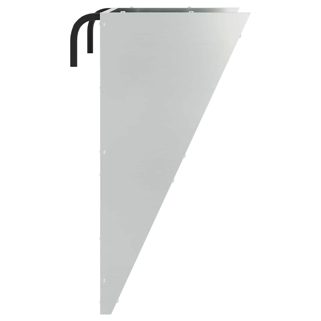 Hängender Heufutterspender Schwarz 61 x 33 x 66 cm