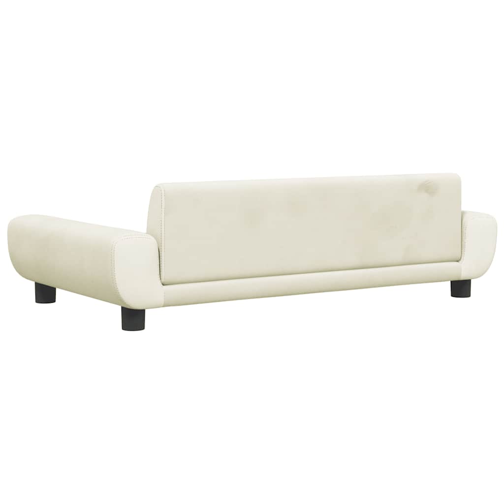 Hundebett Blau 100x54x33 cm Samt