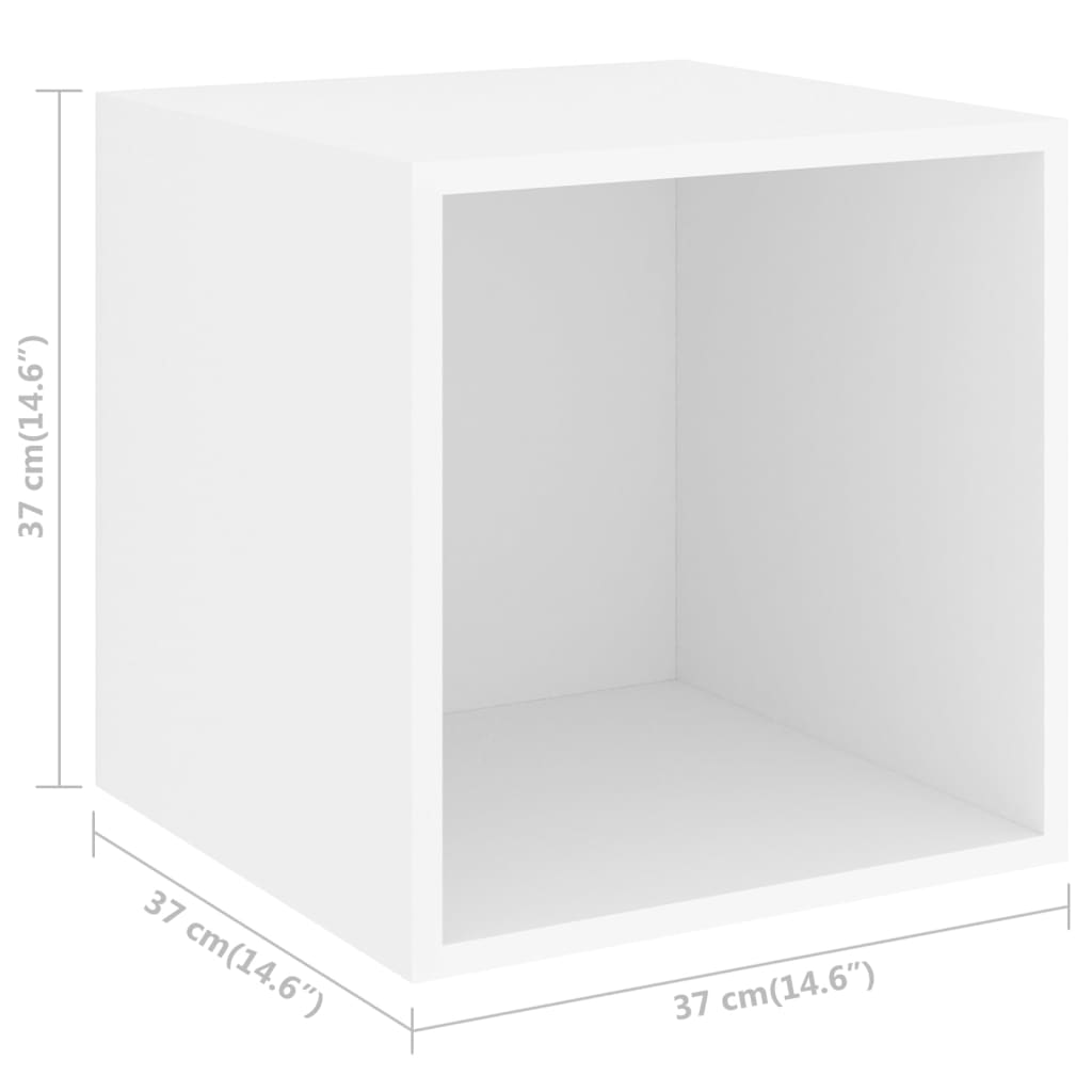5-tlg. TV-Schrank-Set Grau Holzwerkstoff