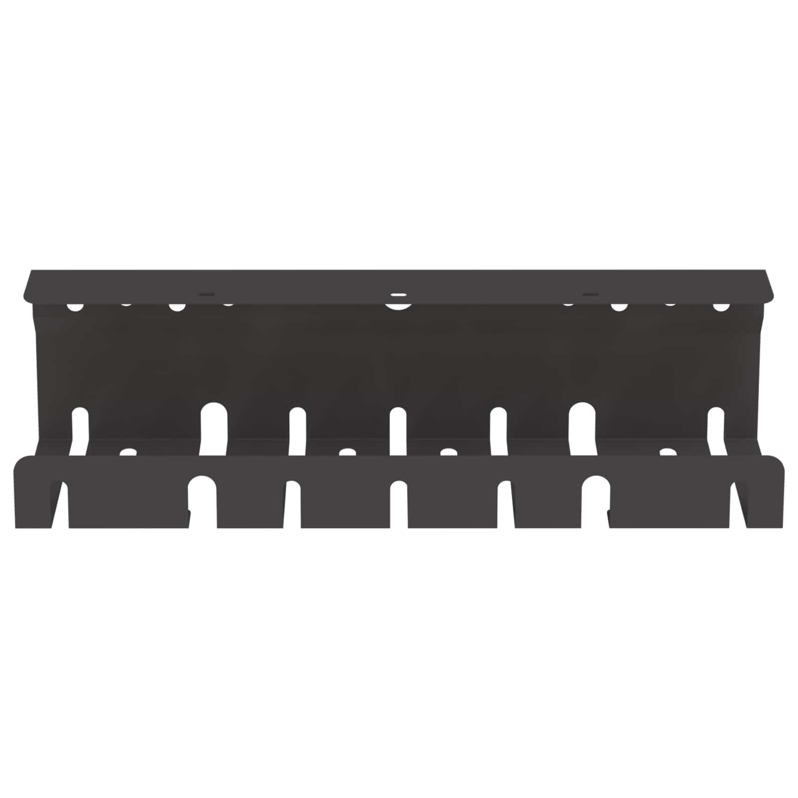 Unter dem Schreibtisch Kabelmanagement Tray 2 Stk. Anthrazit