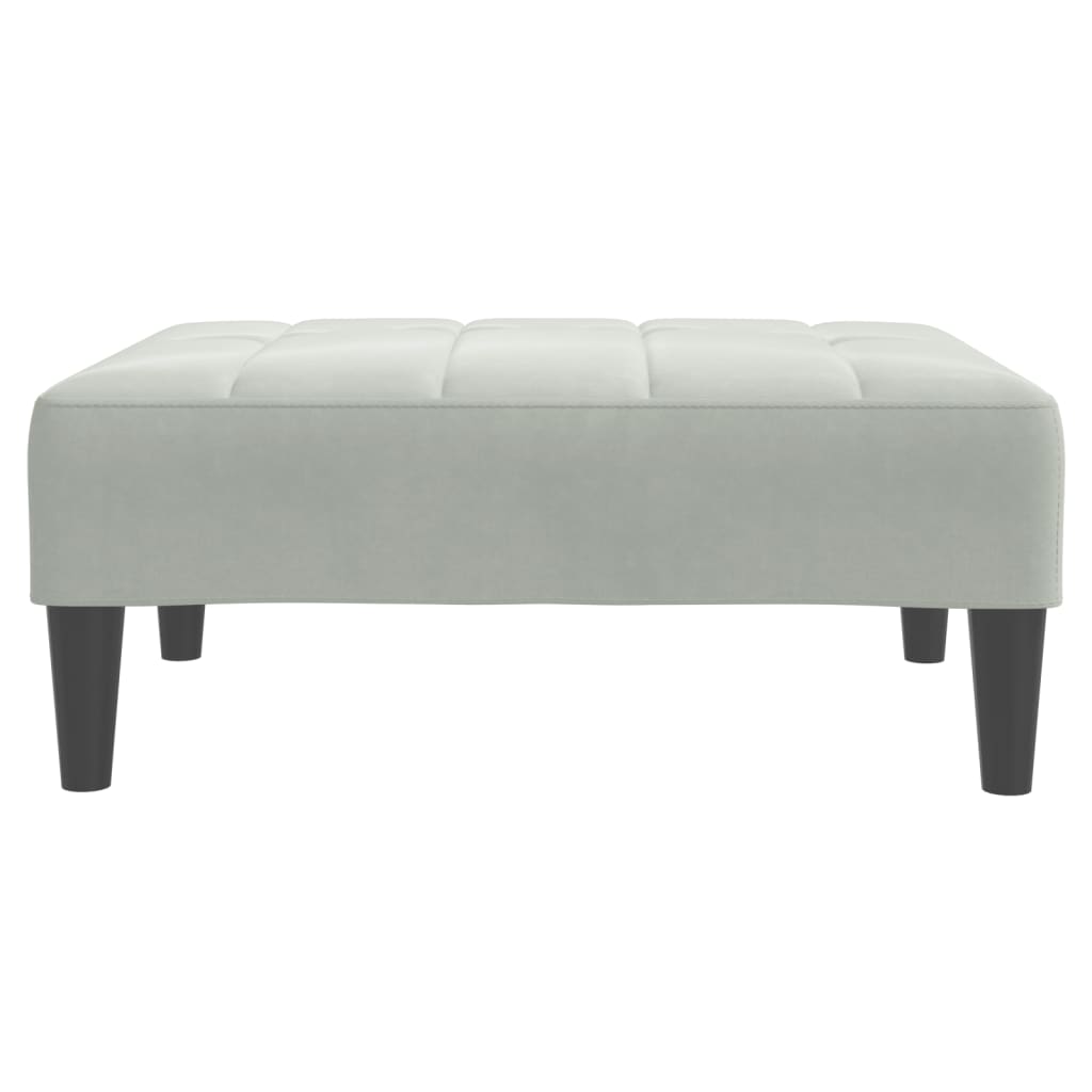 Fußhocker Blau 77x55x31 cm Samt