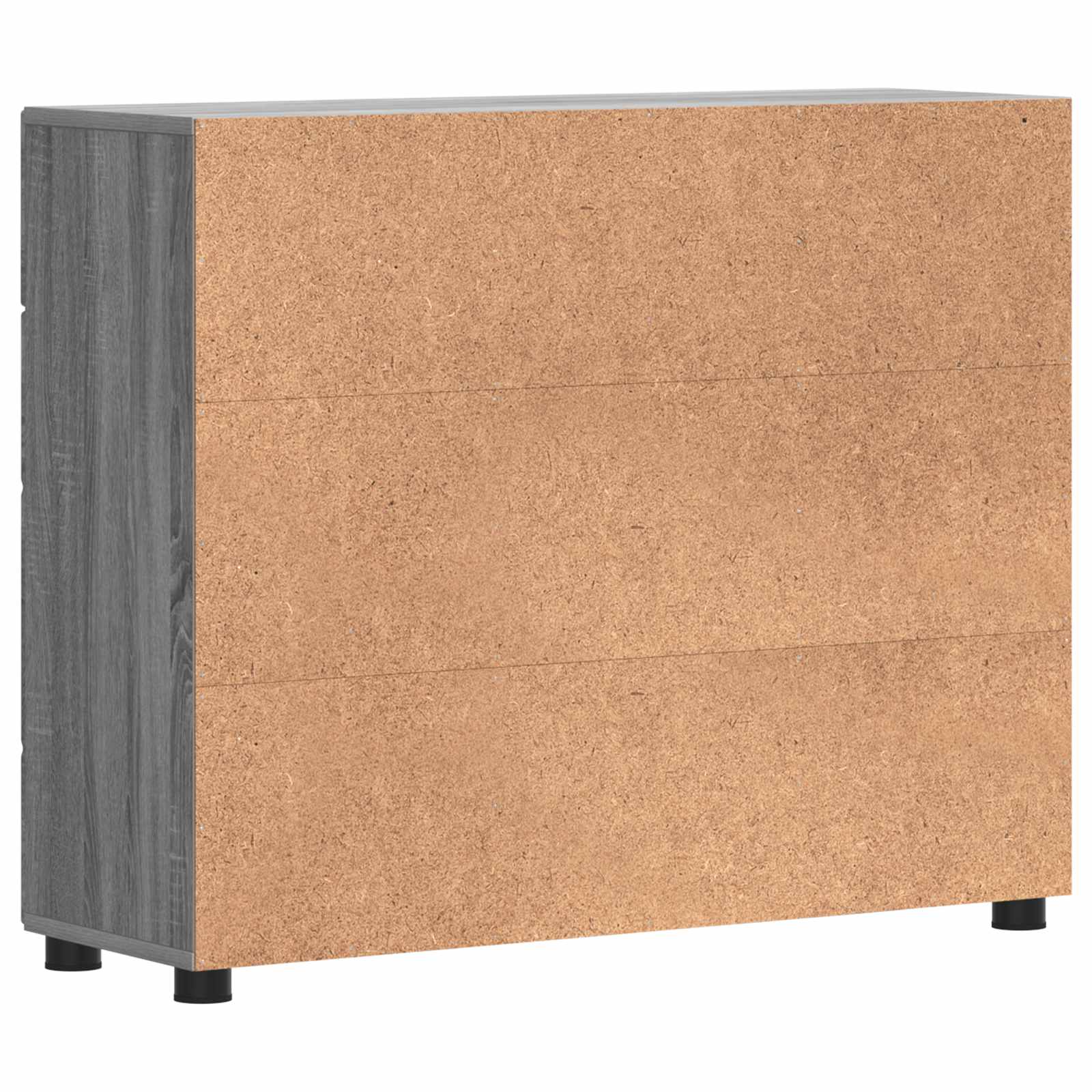 Highboard mit Regal FLORIN Weiß 60 x 35 x 182 cm Holzwerkstoff