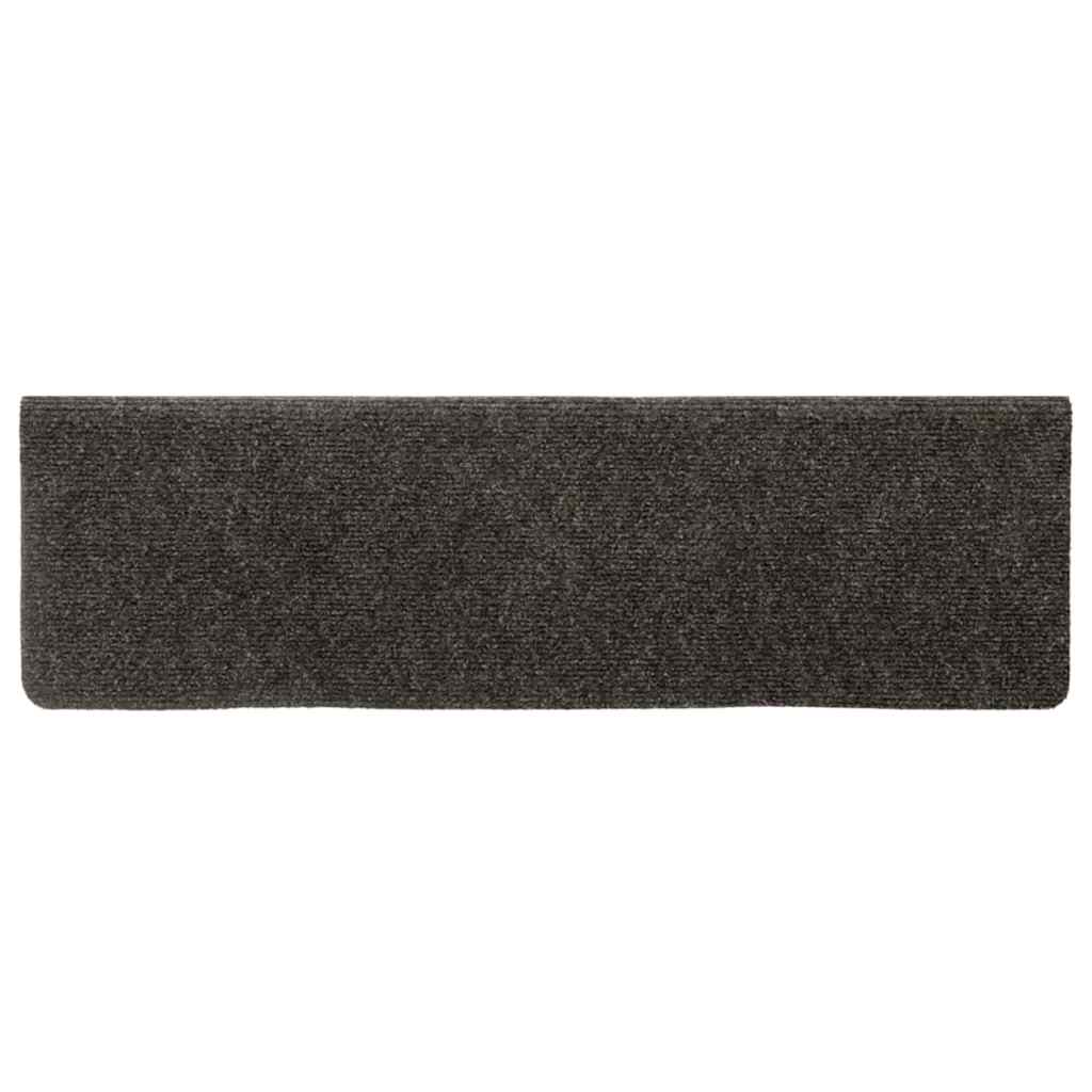 Stufenmatten Selbstklebend 15 Stk. 65x21x4 cm Hellbraun Rechteckiger Rand