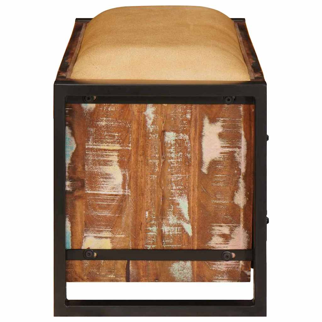 Sitzbank mit Stauraum Braun 80 x 35 x 40 cm Massivholz Mango