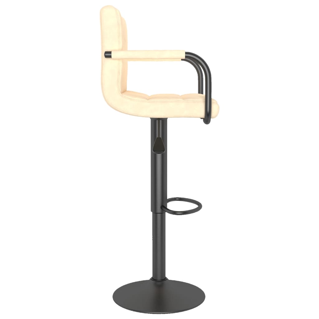 Barhocker 2 Stk. Blau Samt