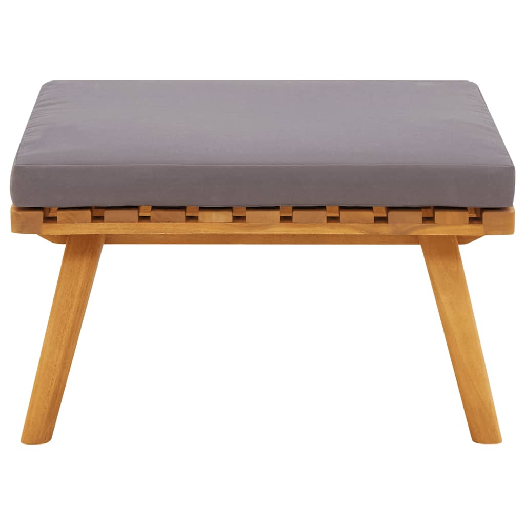 2-Sitzer-Gartensofa mit Kissen Massivholz Akazie