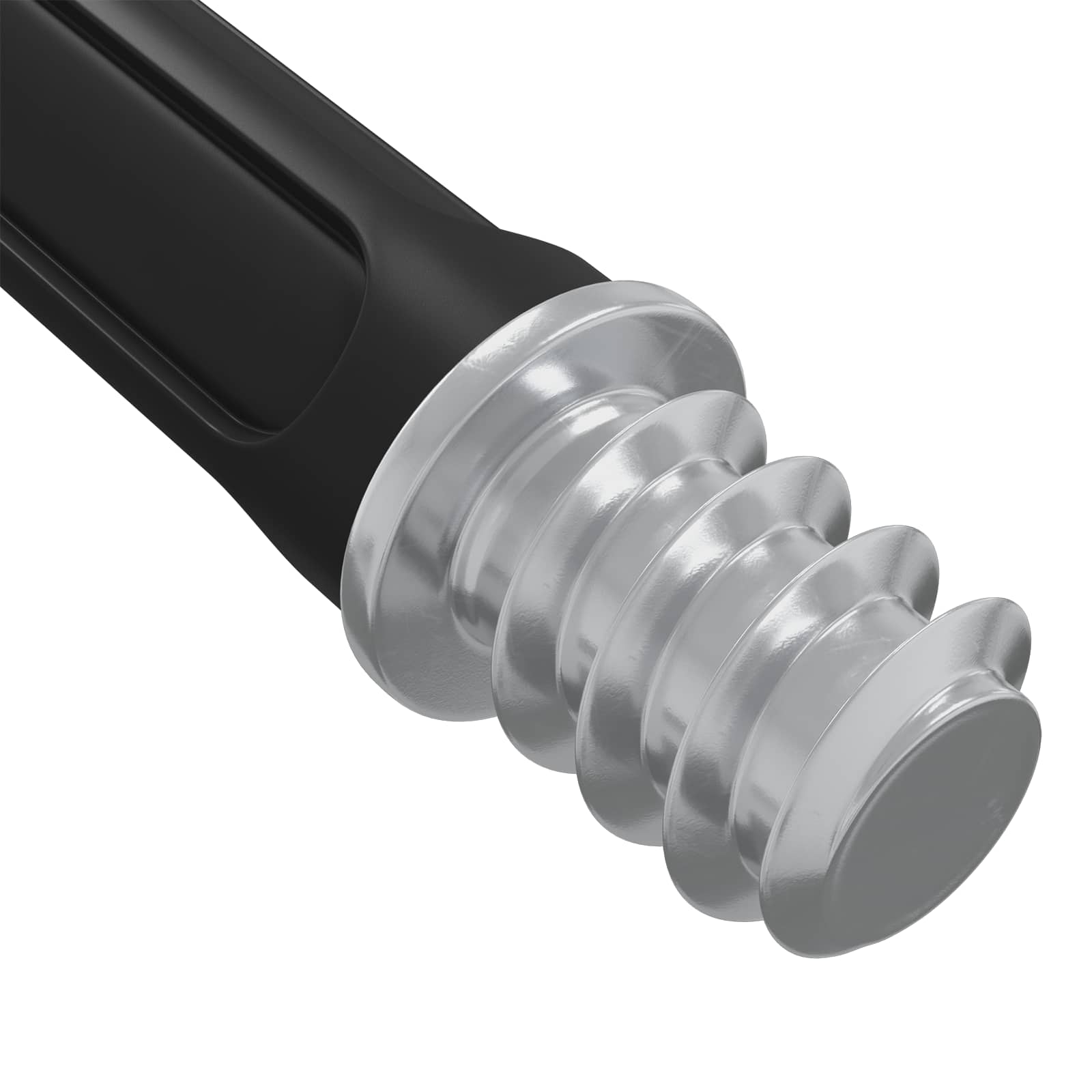 Schwenkverschluss-Schraube 2 pcs Silber und Schwarz M6 x 40 mm