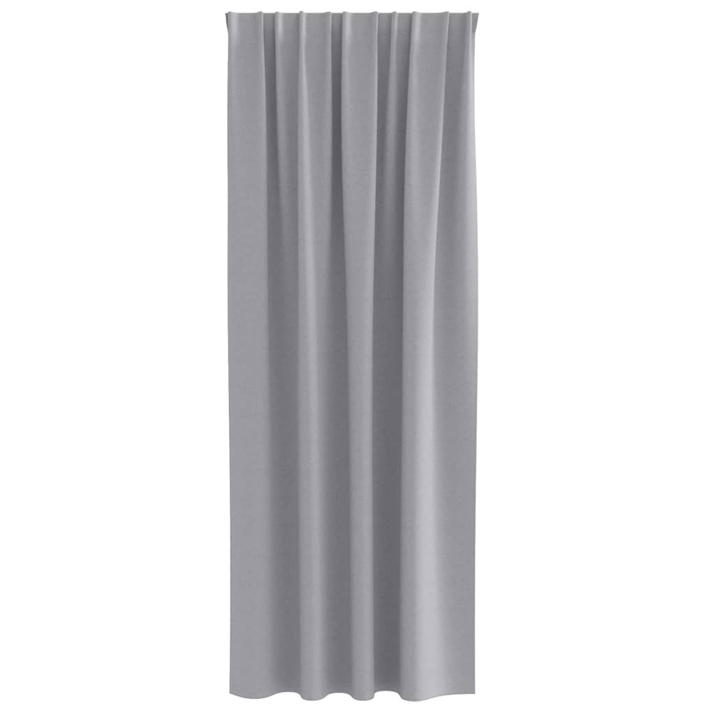 Verdunkelungs-Vorhänge mit Ringen 2 pcs Beige 140 x 140 cm