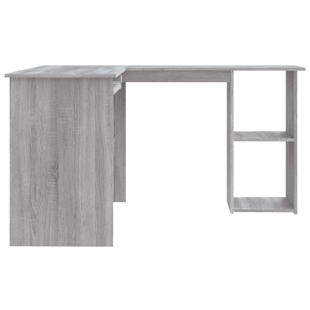 Eckschreibtisch in L-Form Weiß 120x140x75 cm Holzwerkstoff