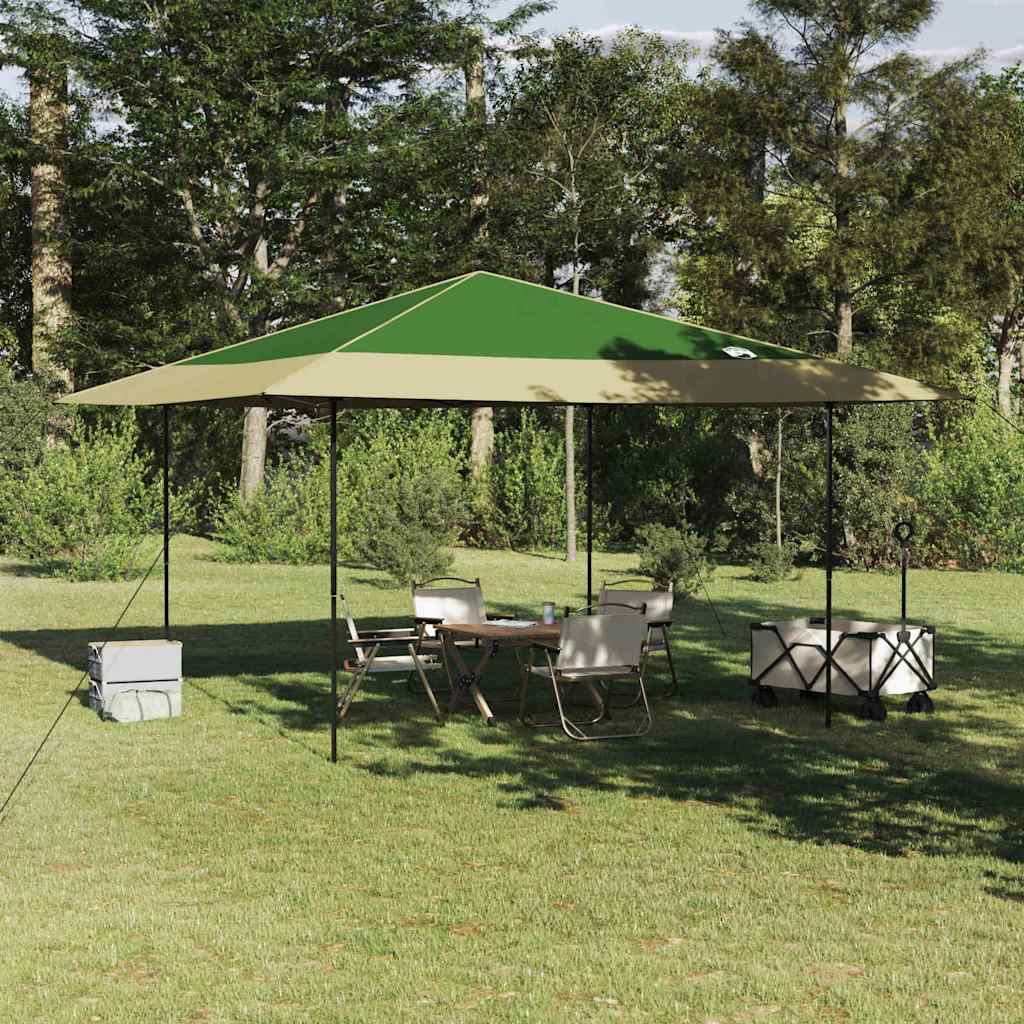Pavillon-Zelt Blau 395 x 395 x 251 cm Stoff