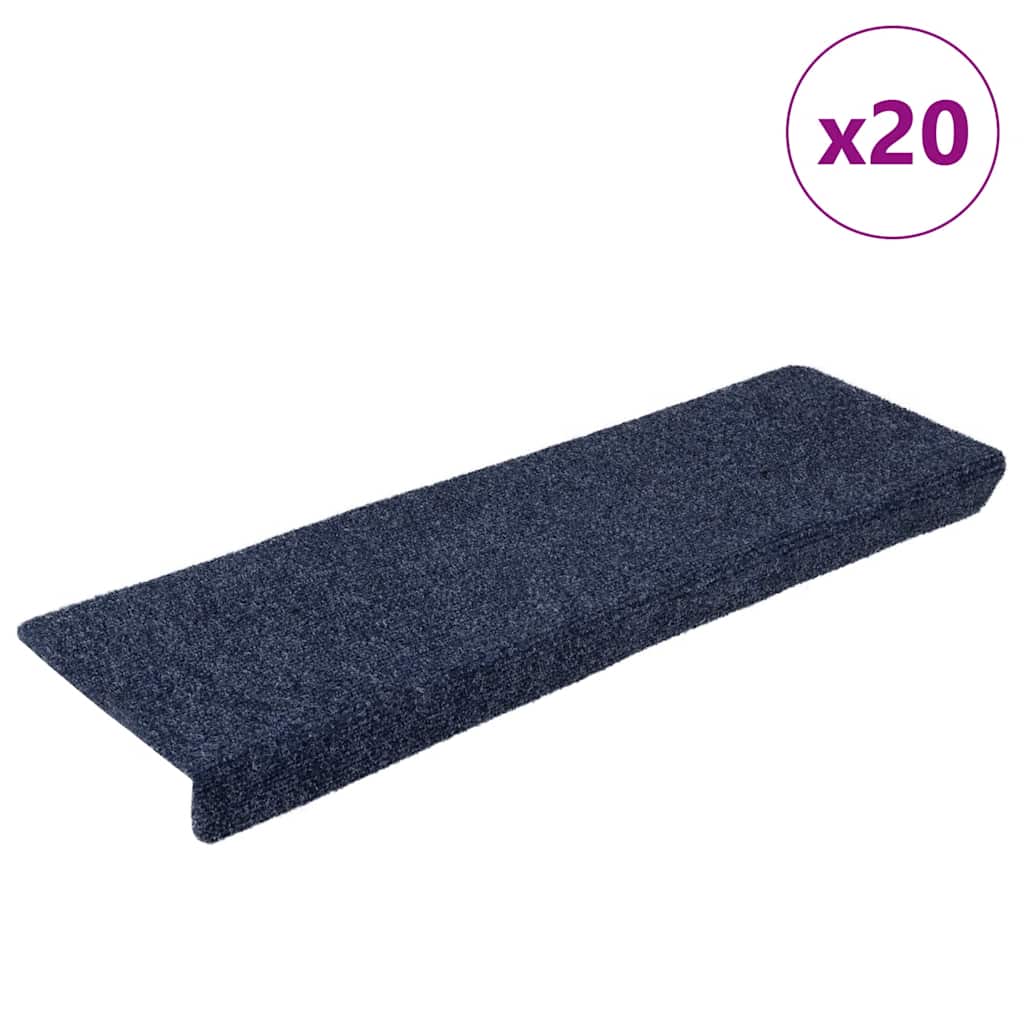 Stufenmatten Selbstklebend 15 Stk. 65x21x4 cm Hellbraun Rechteckiger Rand