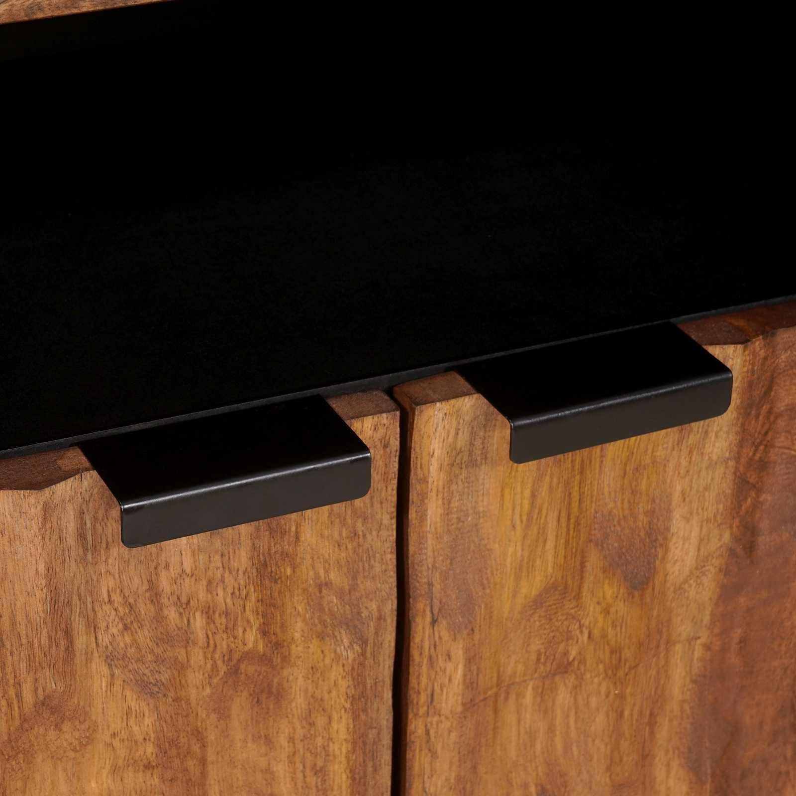 Sideboard mit Tür Weiße gewaschene Oberfläche 60 x 33 x 75 cm