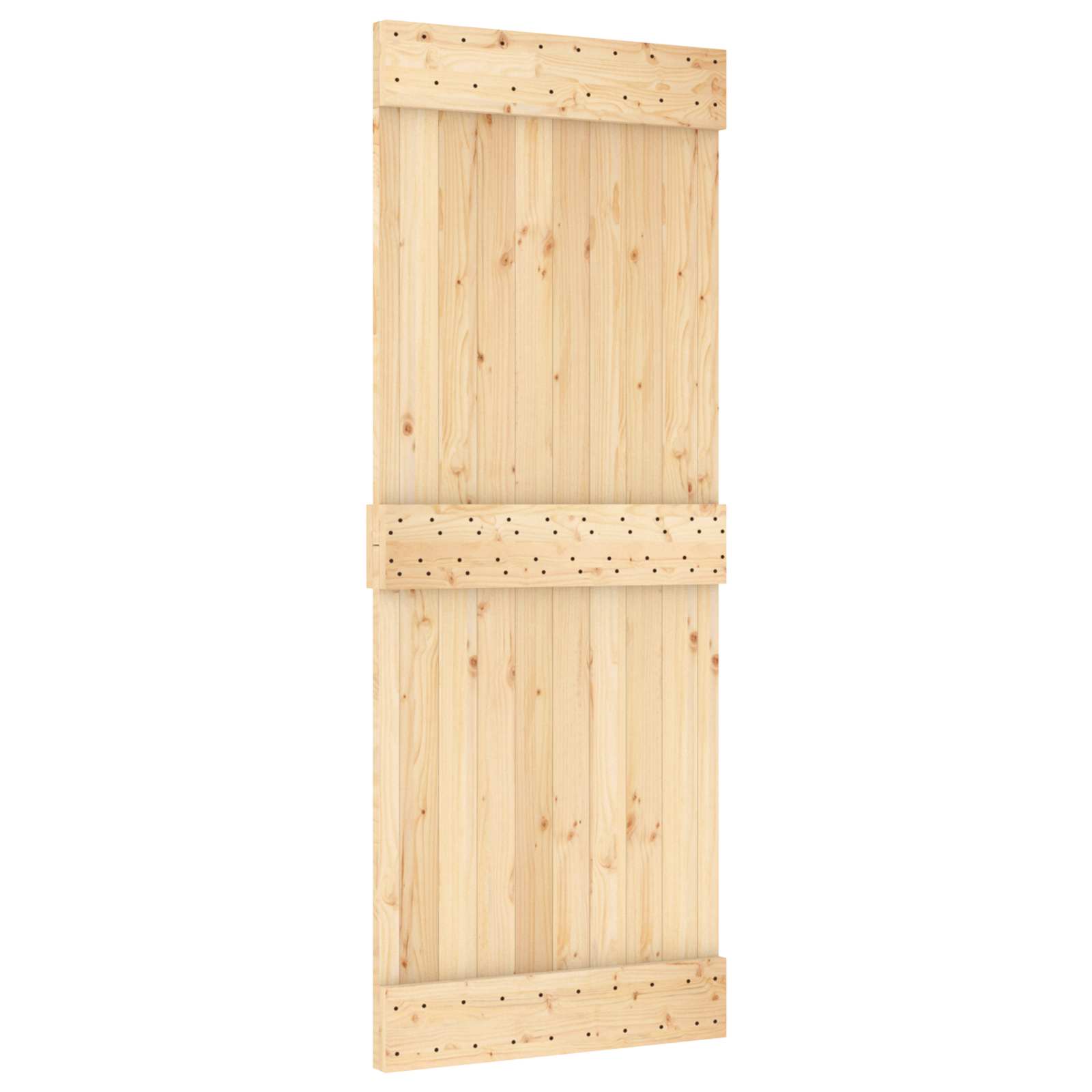 Tür NARVIK Natur 80 x 210 cm Massivkiefer