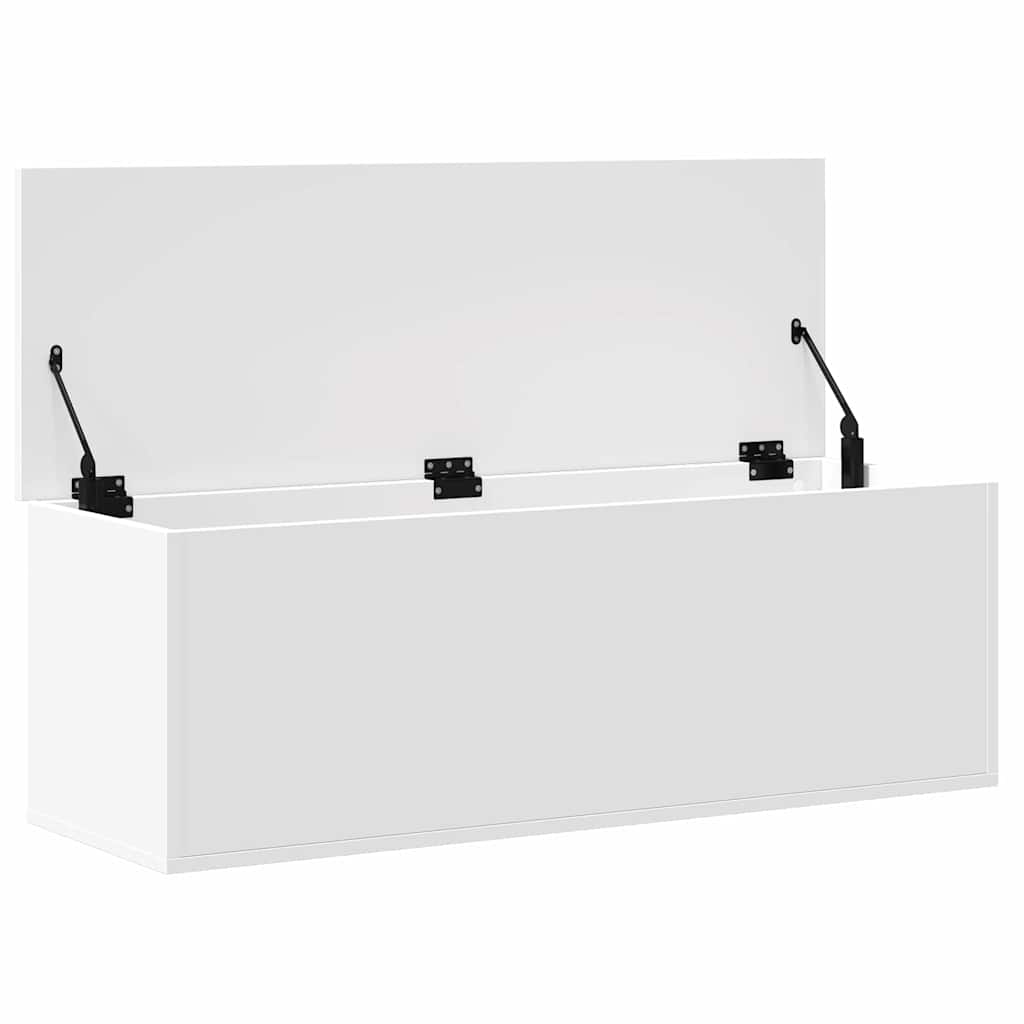 Aufbewahrungstruhe Weiß 84x42x46 cm Holzwerkstoff