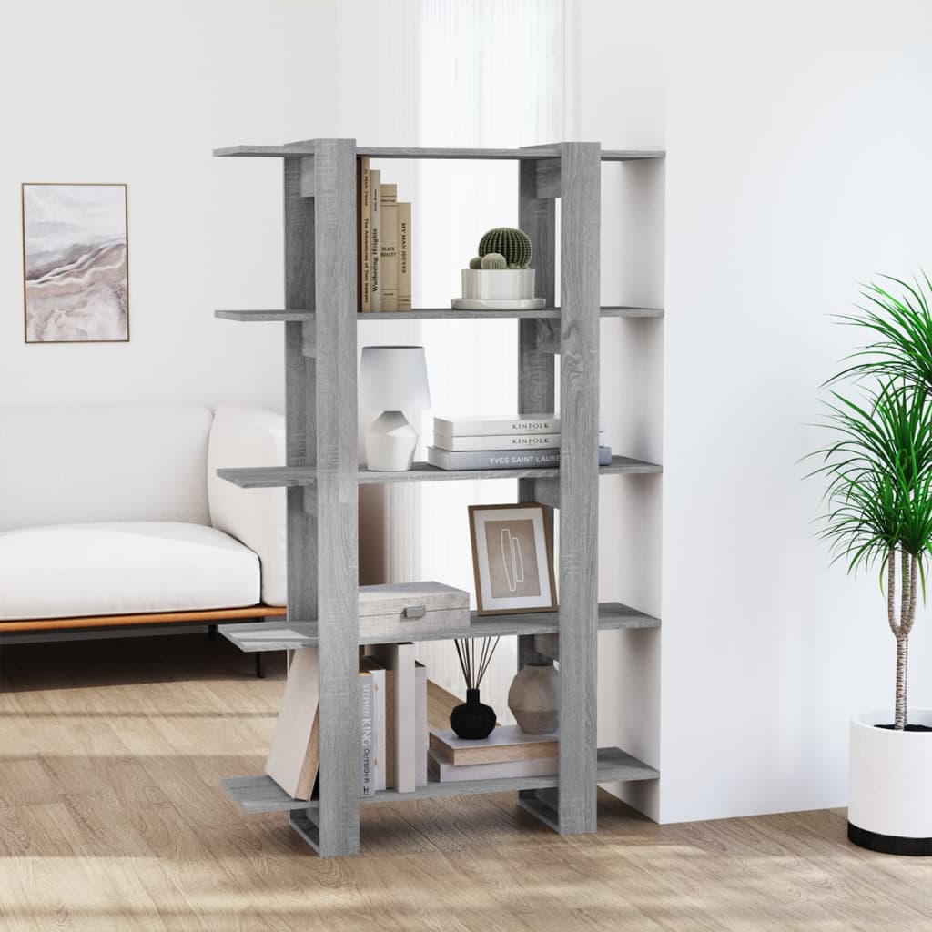 Bücherregal/Raumteiler Weiß 100×30×160 cm