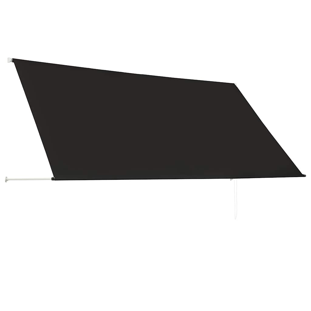 Einziehbare Markise 150×150 cm Blau und Weiß