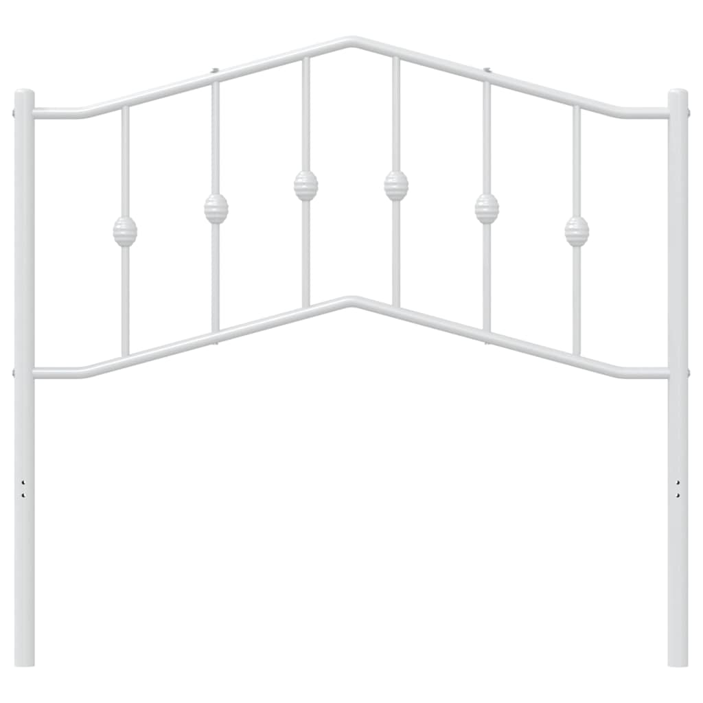 Ersatz-Kopfteil Metall Schwarz 90 cm