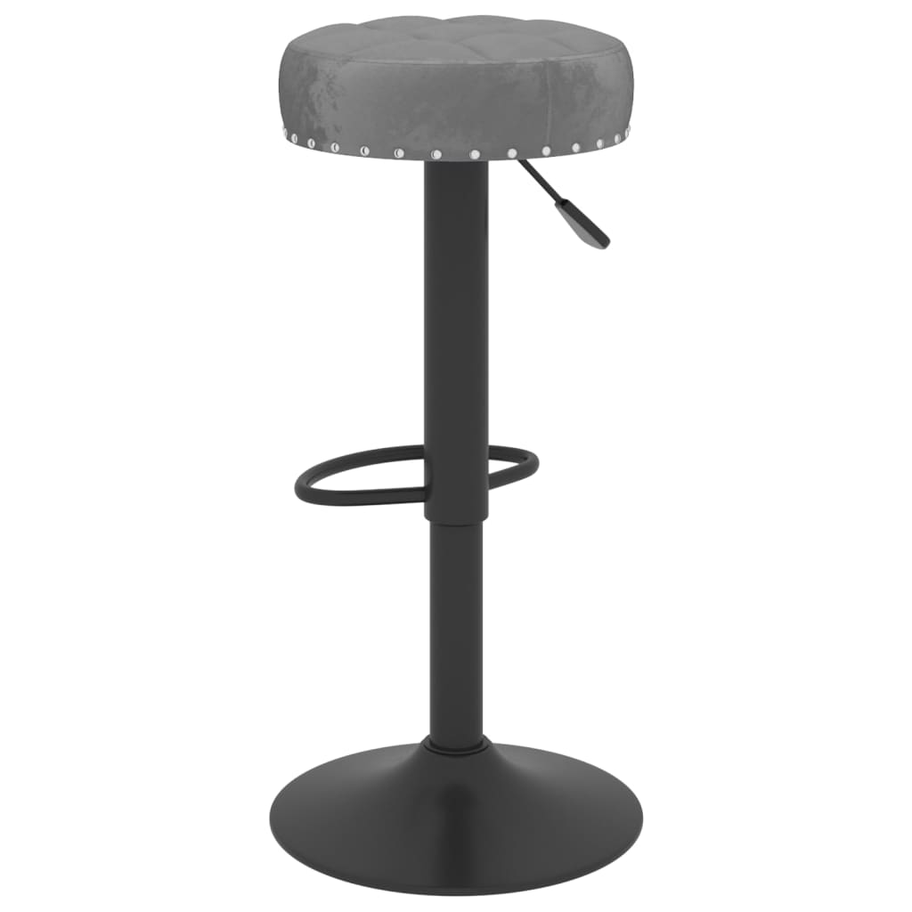 Barhocker 2 Stk. Creme Samt