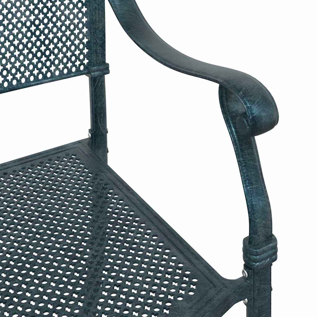 Gartenstuhl 2 pcs Bronze 55 x 55 x 92,5cm Aluminium