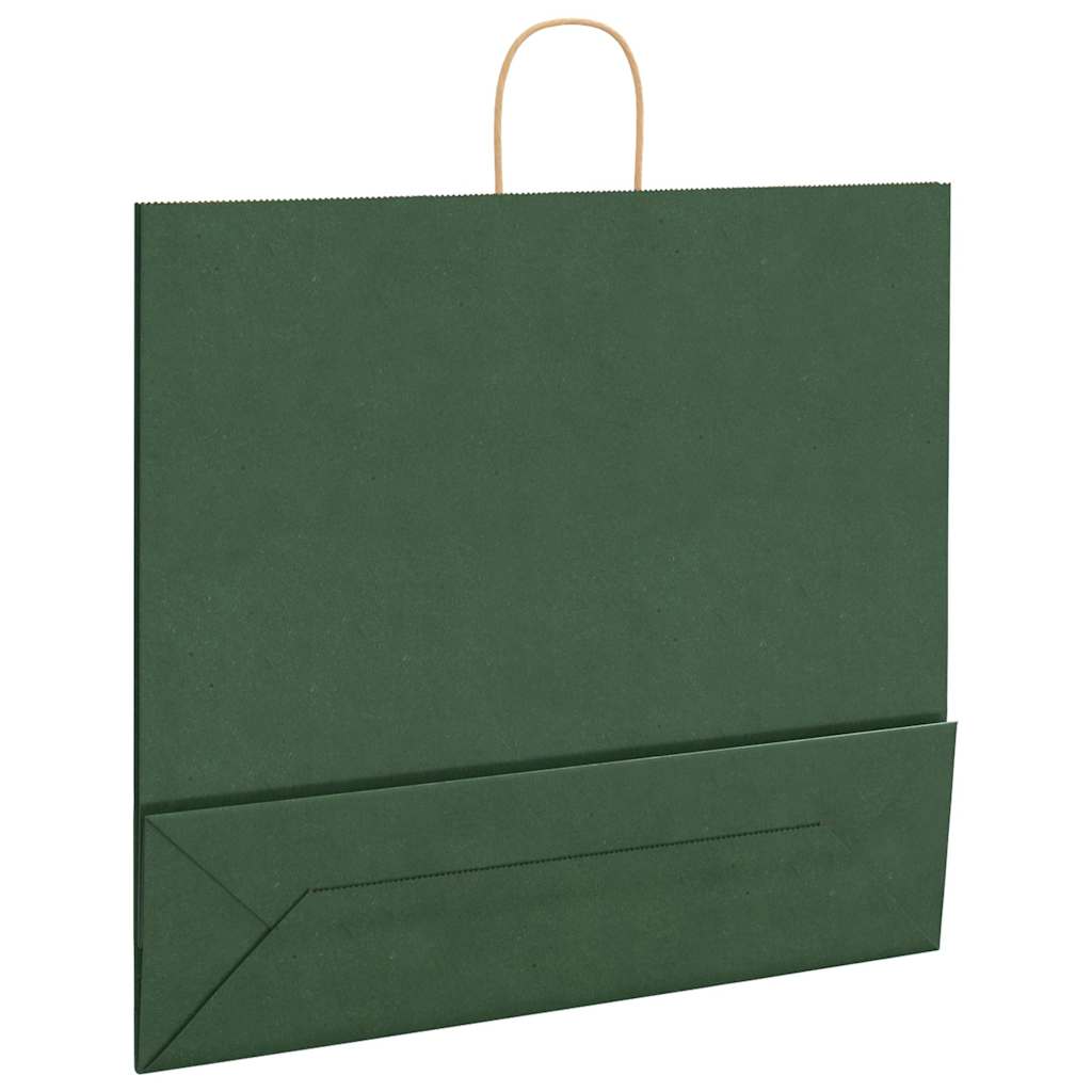 Papiertragetaschen 50 Stk. mit Henkeln Braun 21x11x36 cm