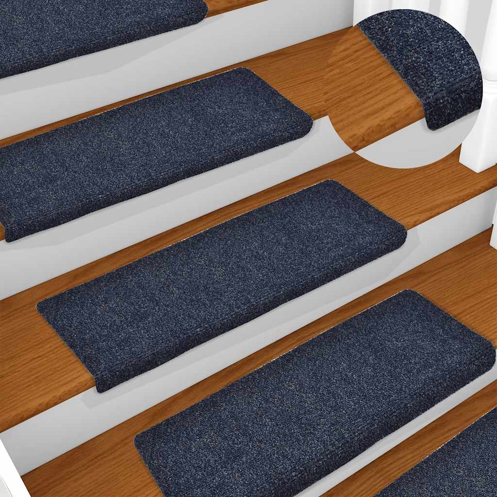 Stufenmatten Selbstklebend 15 Stk. 65x21x4 cm Hellbraun Rechteckiger Rand
