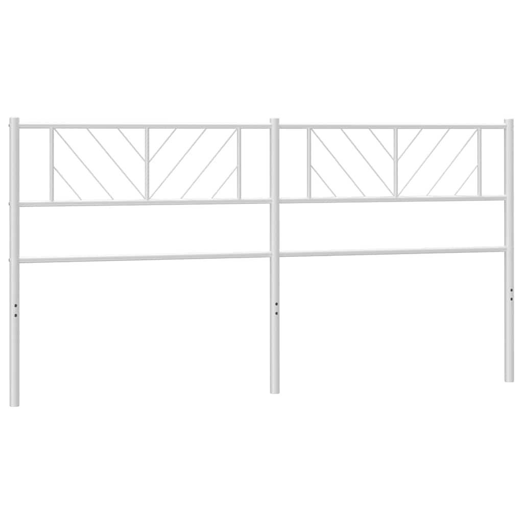 Ersatz-Kopfteil Metall Schwarz 100 cm