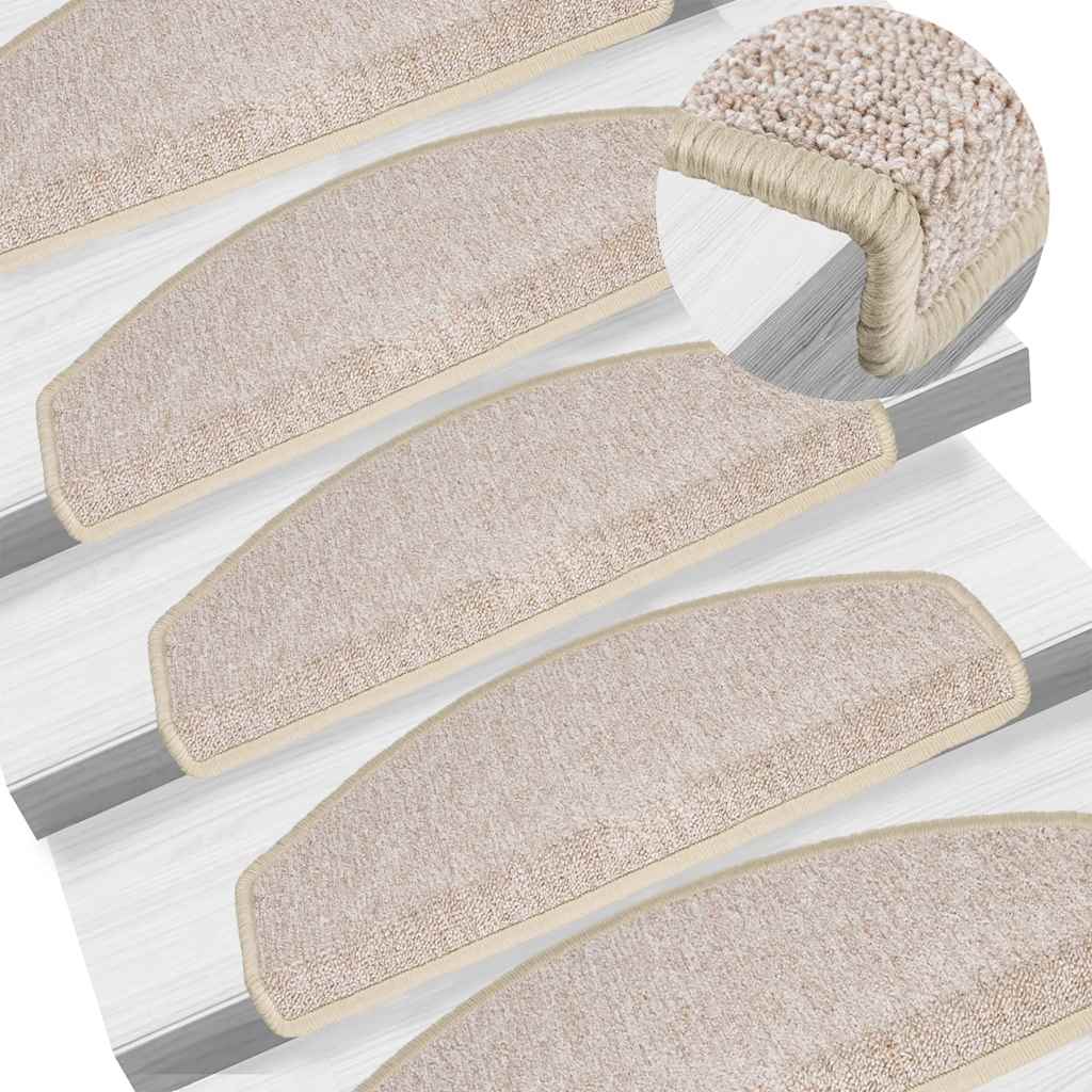 Stufenmatten 15 Stk. 56x17x3 cm Anthrazit Halbrund
