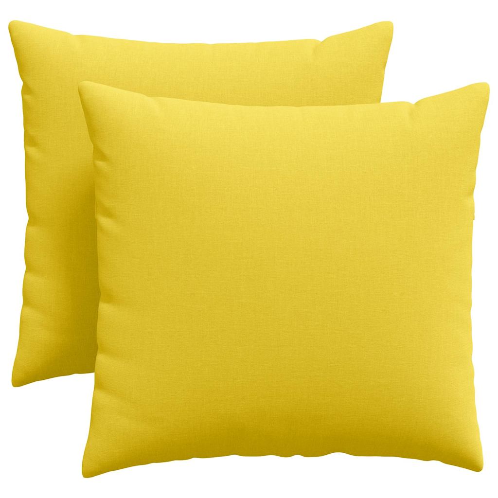 Sofakissen 2 pcs Hellgrau 50 x 30 cm Stoff