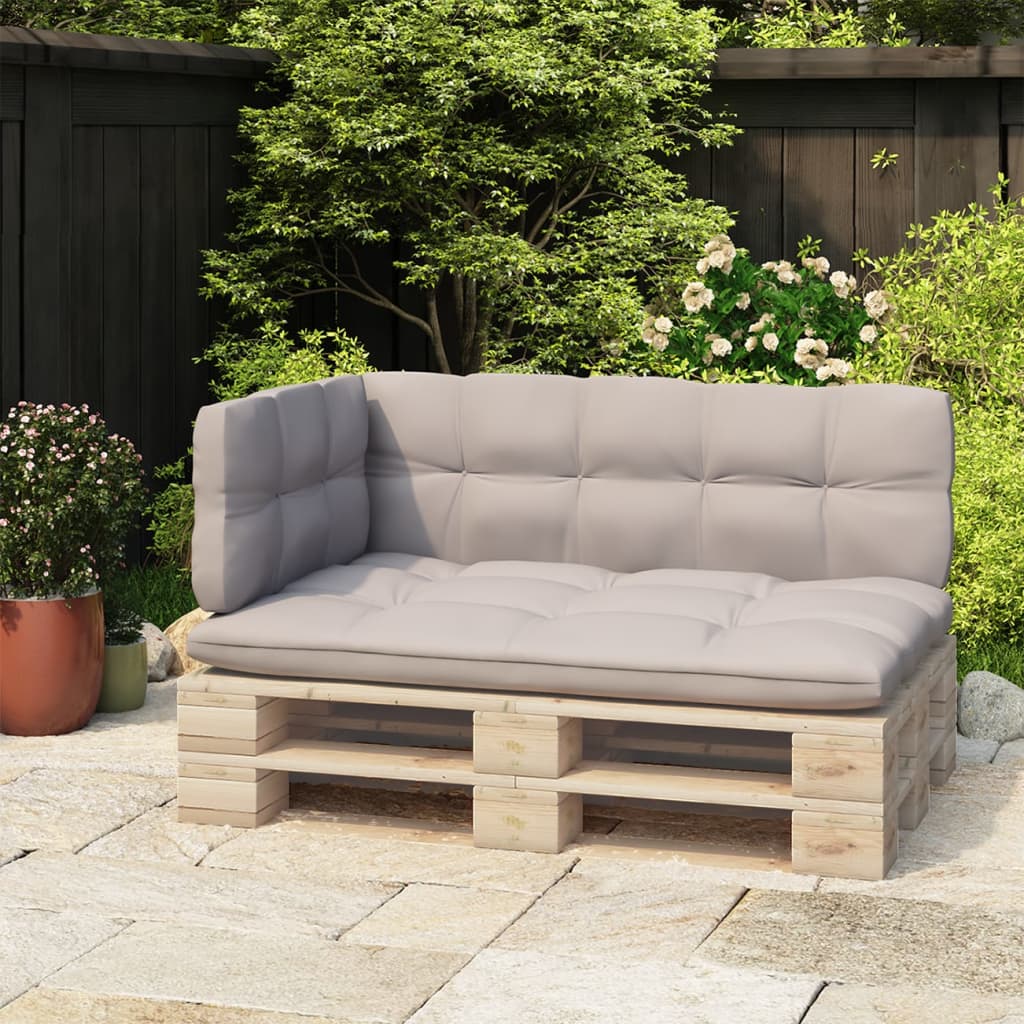Rückenlehne für Palettensofa Weiß 110 cm Eisen