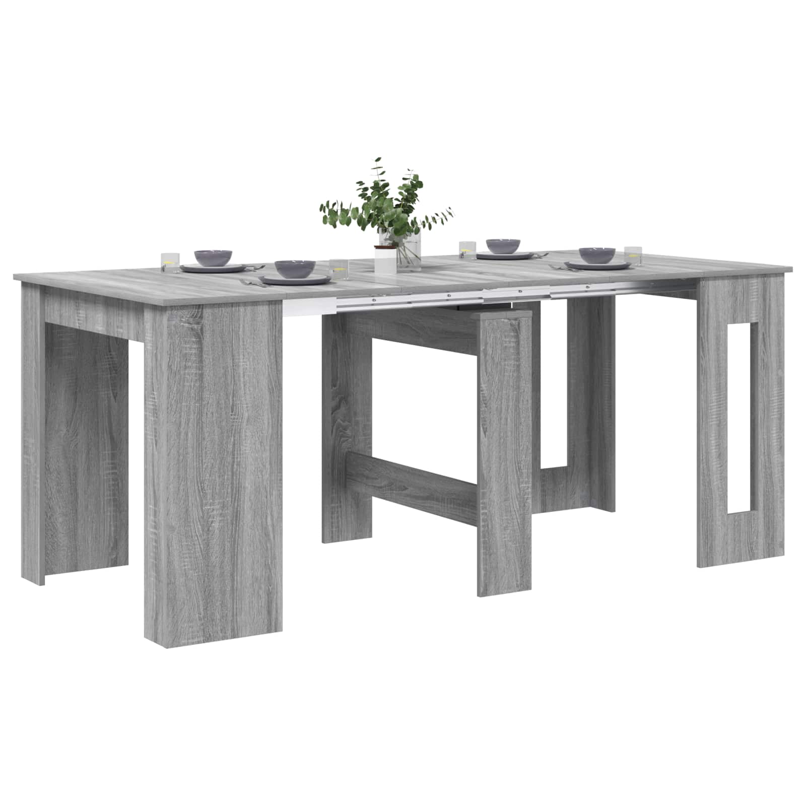 Esstisch 180 x 85 x 75 cm Holzwerkstoff Schwarze Eiche