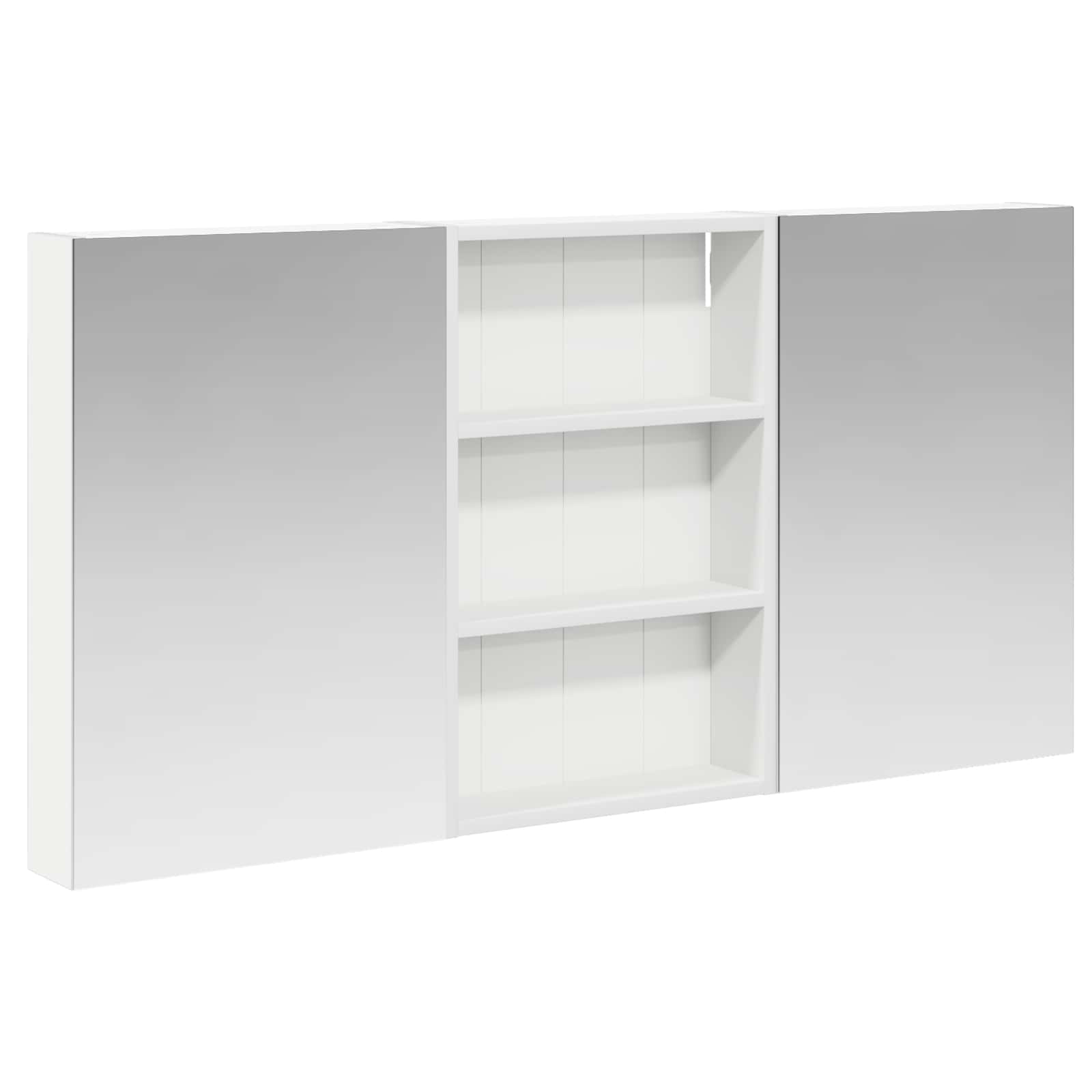 Badezimmerschrank-Set 3 pcs 80 x 10,5 x 50 cm Holzwerkstoff