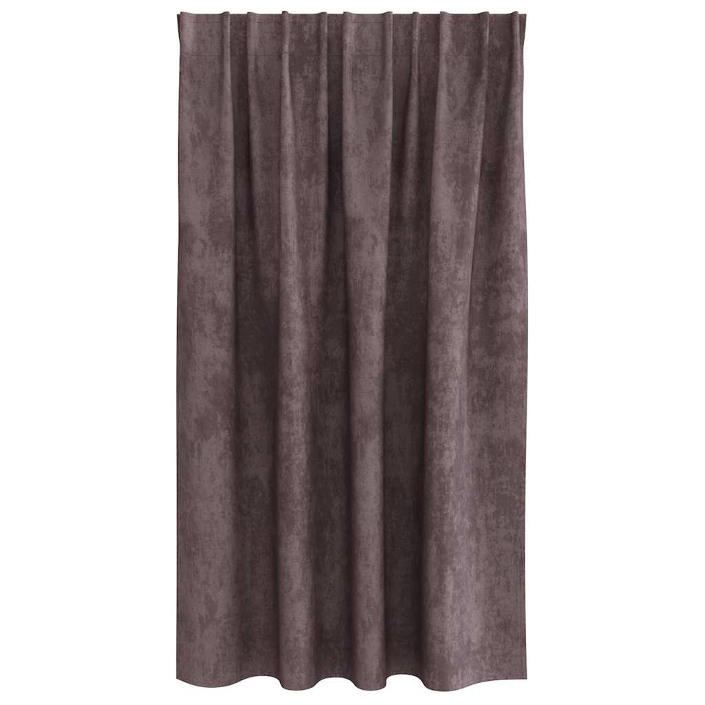 Samtvorhänge mit Vorhängen 2 pcs Weinrot 140 x 140 cm Samt