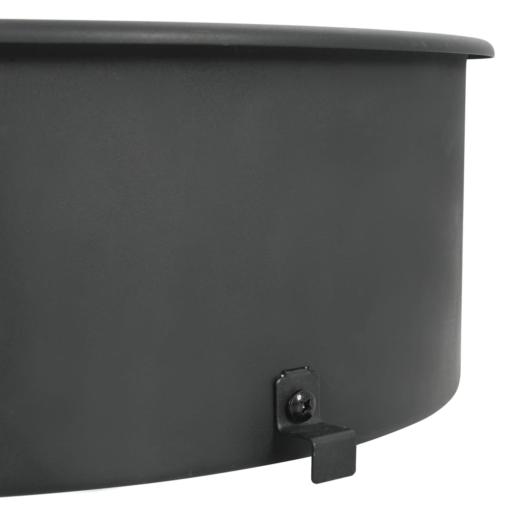 BBQ Rotisserie Ring Set 47 cm Schwarz