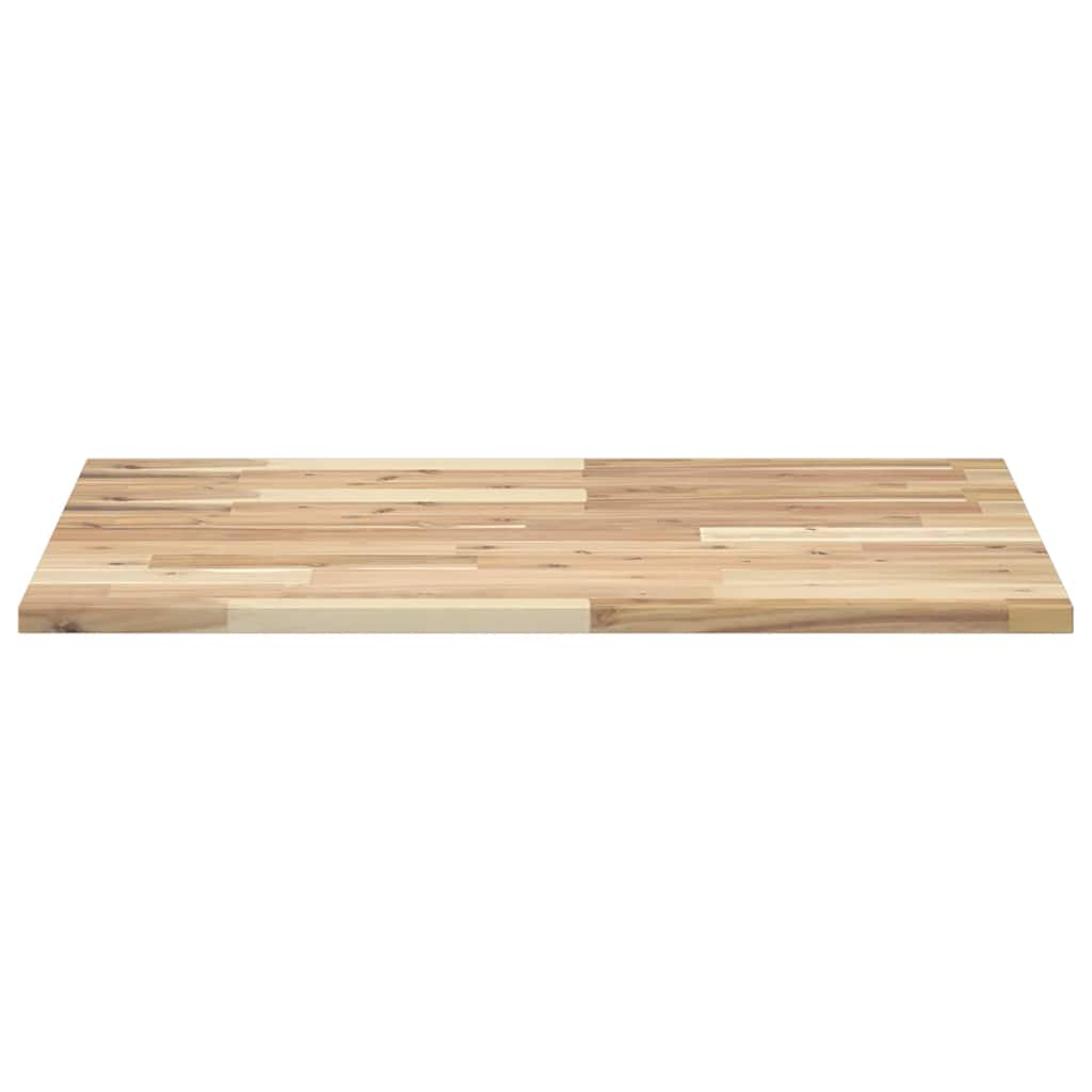 Tischplatte Rechteckig 60x50x2 cm Massivholz Akazie