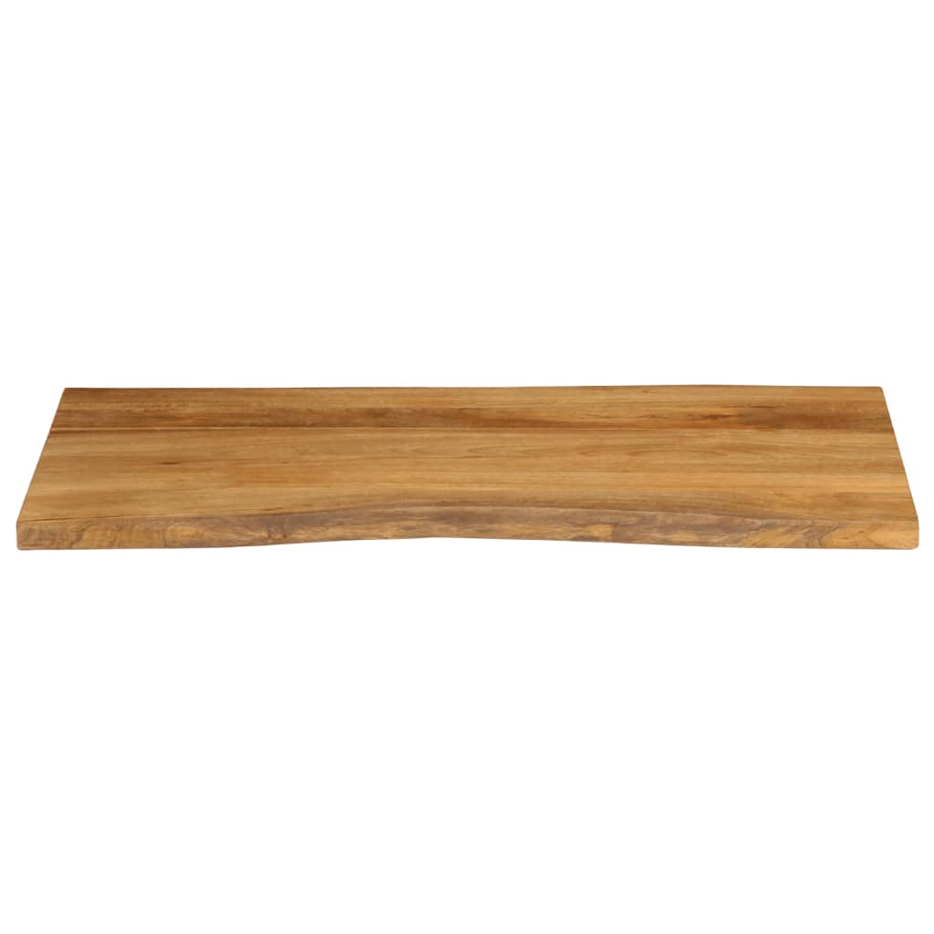 Tischplatte 40x40x2,5 cm Rechteckig Massivholz Akazie Baumkante